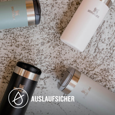 Stanley Aerolight Transit Thermobecher 0.35L - Hält 4 Stunden Heiß - Spülmaschinenfest - Kaffeebecher To Go Auslaufsicher - Kompatibel mit gängigen PKW-Getränkehalterungen - Thermosflasche - Rose