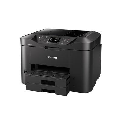 Canon MAXIFY MB2750 Multifunktionssystem Tintenstrahldrucker (DIN A4, Drucken, Scannen, Kopieren, Faxen, 7,5-cm-Touchscreen, Druckauflösung 600x1200 DPI, WLAN, Duplexdruck, 50-Blatt-ADF) schwarz