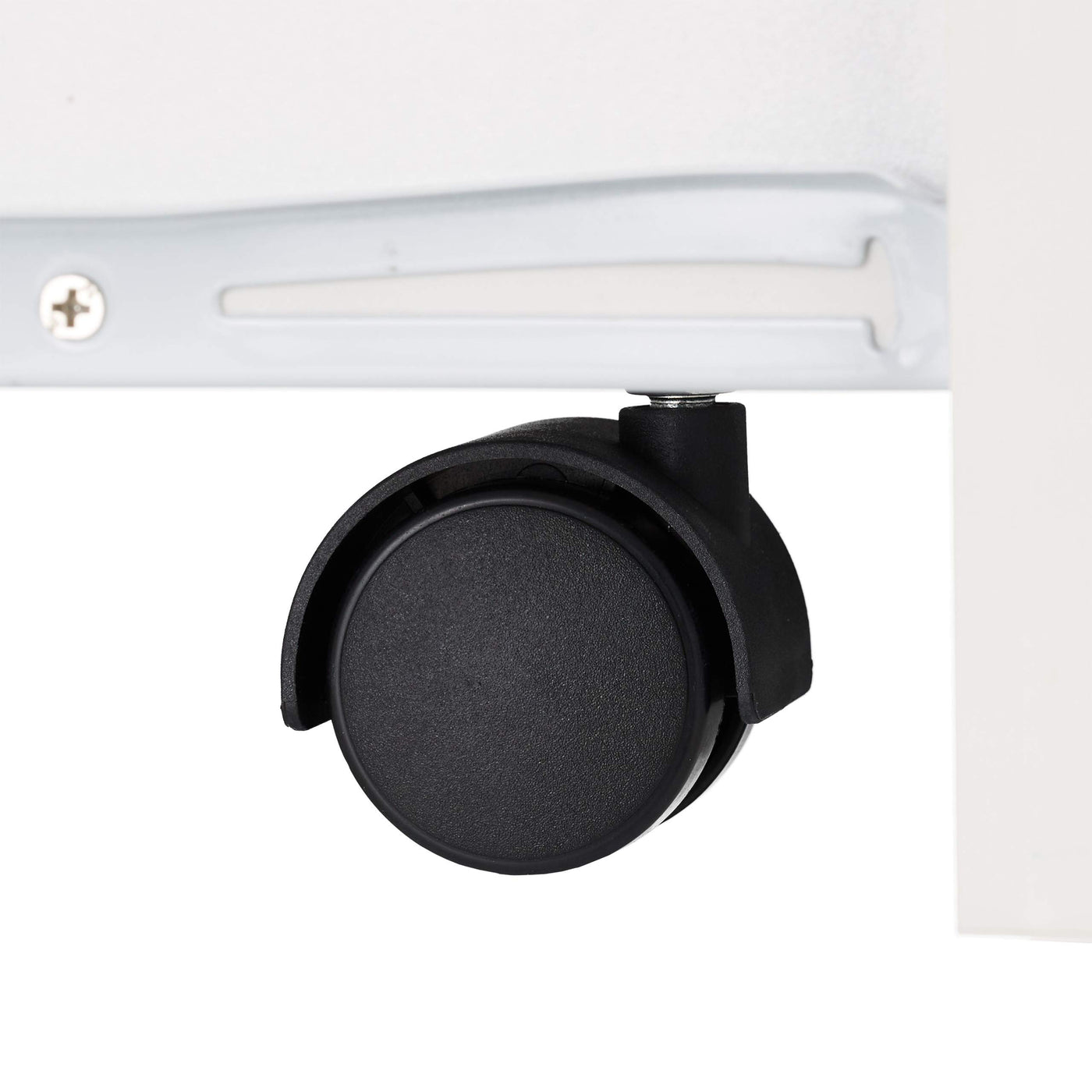 Relaxdays, weiß Nischenschrank, 2 Schubladen, für Bad, Küche, Wohnzimmer, platzsparendes Nischenregal, HBT 61,5x20x45 cm, 80% Faserplatte, 1 Stück