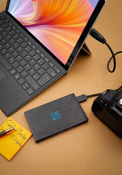 HURRICANE GD25612 Externe Festplatte 1TB Speicher 2,5" USB 3.0 TV PC Ps4 Ps5 Xbox kompatibel mit Windows Mac Linux