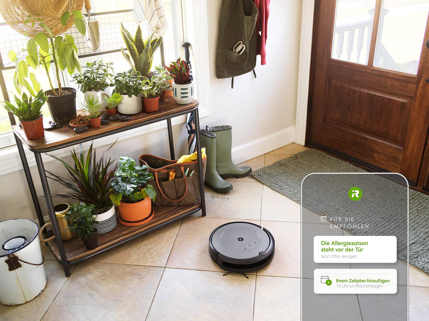 iRobot Roomba i1152 Saugroboter (Staubsauger Roboter), WLAN-fähig mit Zwei Gummibürsten für alle Böden, Individuelle Vorschläge per App, Kompatibilität mit Sprachassistenten, Farbe: Mandel