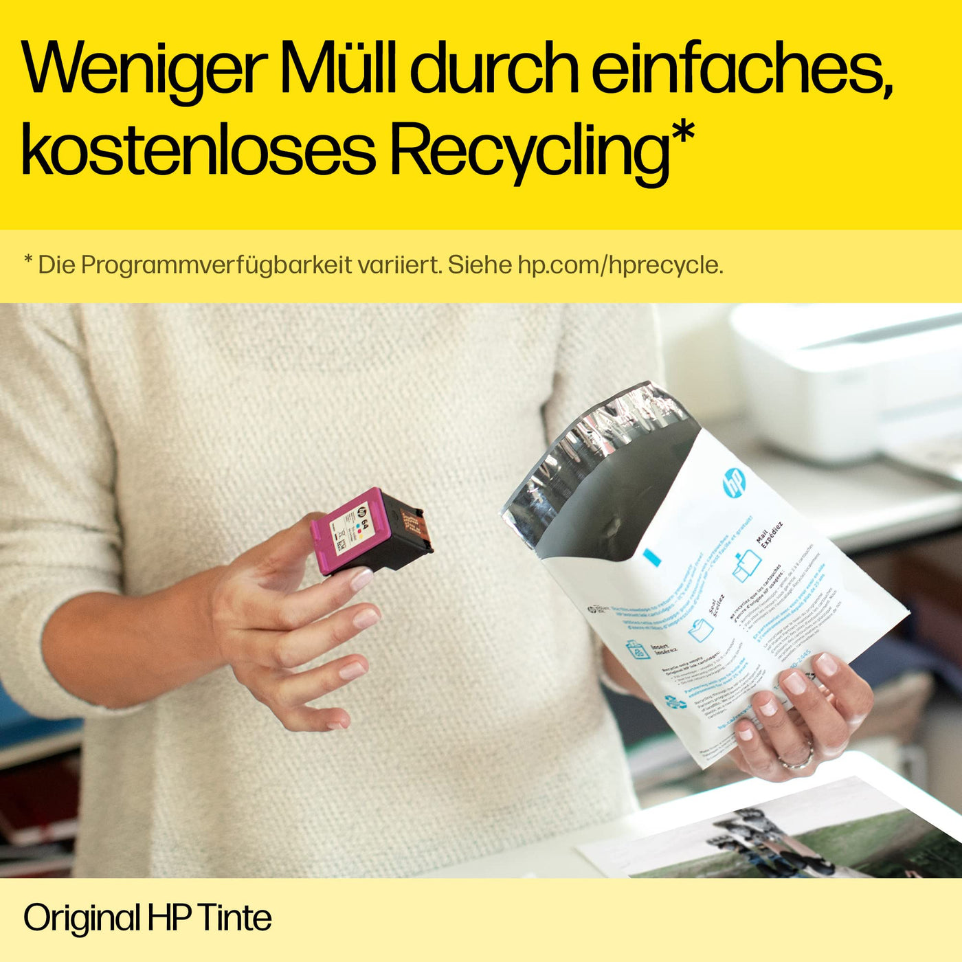 HP 305 (6ZD17AE) Original Druckerpatrone,1xSchwarz,1xFarbe für HP DeskJet 2300, 2700, 2800, 4100, 4200 series,HP DeskJet Plus 4100 series, HP ENVY 6010,6020,6030,6400 series, HP ENVY Pro 6400 series
