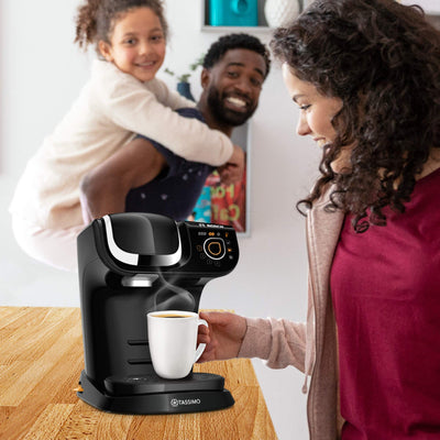 Tassimo My Way 2 Kapselmaschine TAS6502 Kaffeemaschine by Bosch, mit Wasserfilter, über 70 Getränke, Personalisierung, vollautomatisch, einfache Zubereitung, 1.500 Watt, 1,3 Liter, schwarz