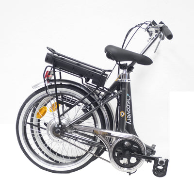 Denver Discovery Unisex – Erwachsene E1000 Rückwärtsmotor 24 V Elektrofahrrad Klapprad 20 Zoll Farbe Schwarz oder Anthrazitgrau, Dunkelgrau Metallic