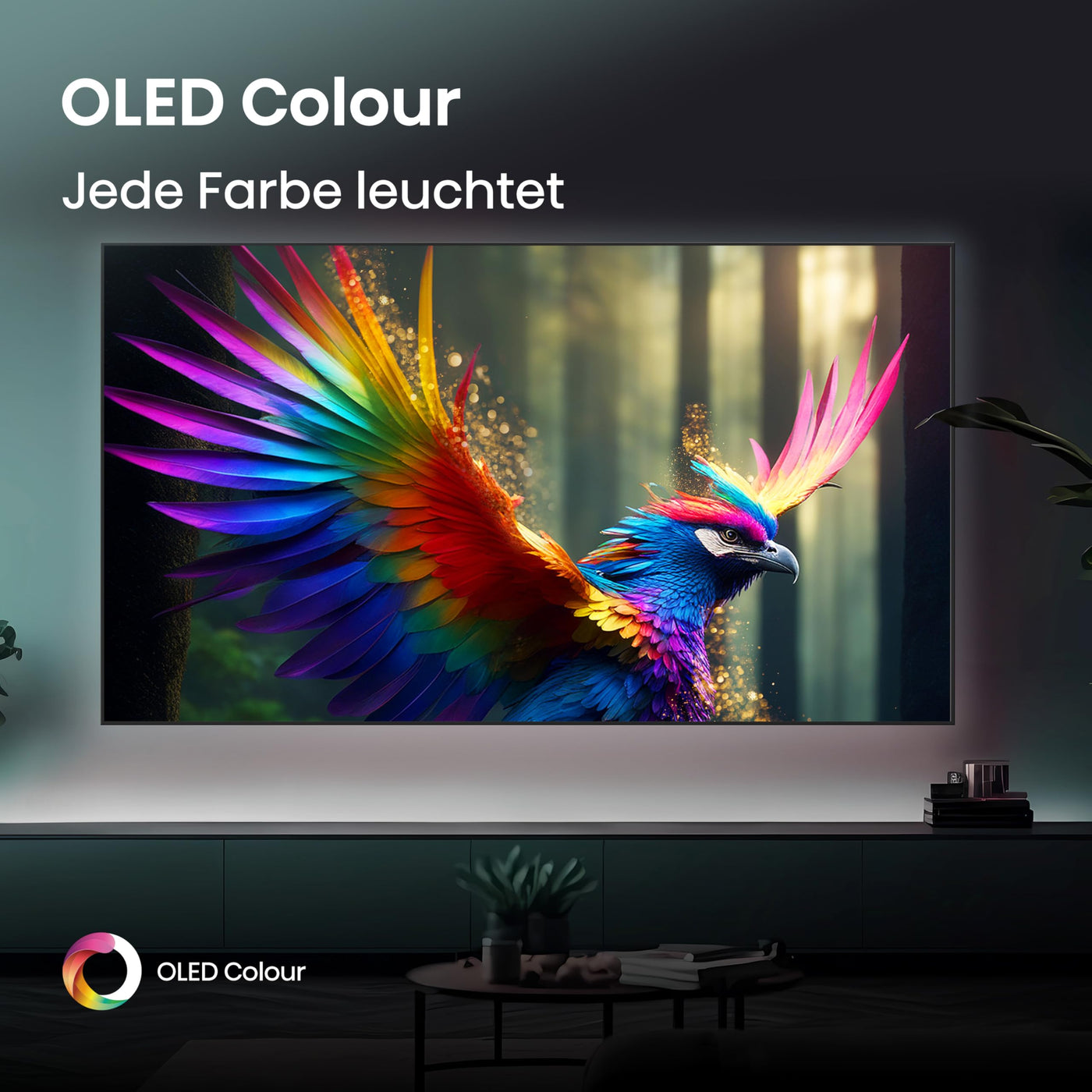 Hisense 65A85Q 164cm (65 Zoll) Fernseher, 4K UHD OLED Smart TV,120Hz, HDMI 2.1, Game Mode Pro, AMD FreeSync Premium, Dolby Vision IQ & Atmos, Bluetooth, Alexa Built-in, Schwarz, [2025]