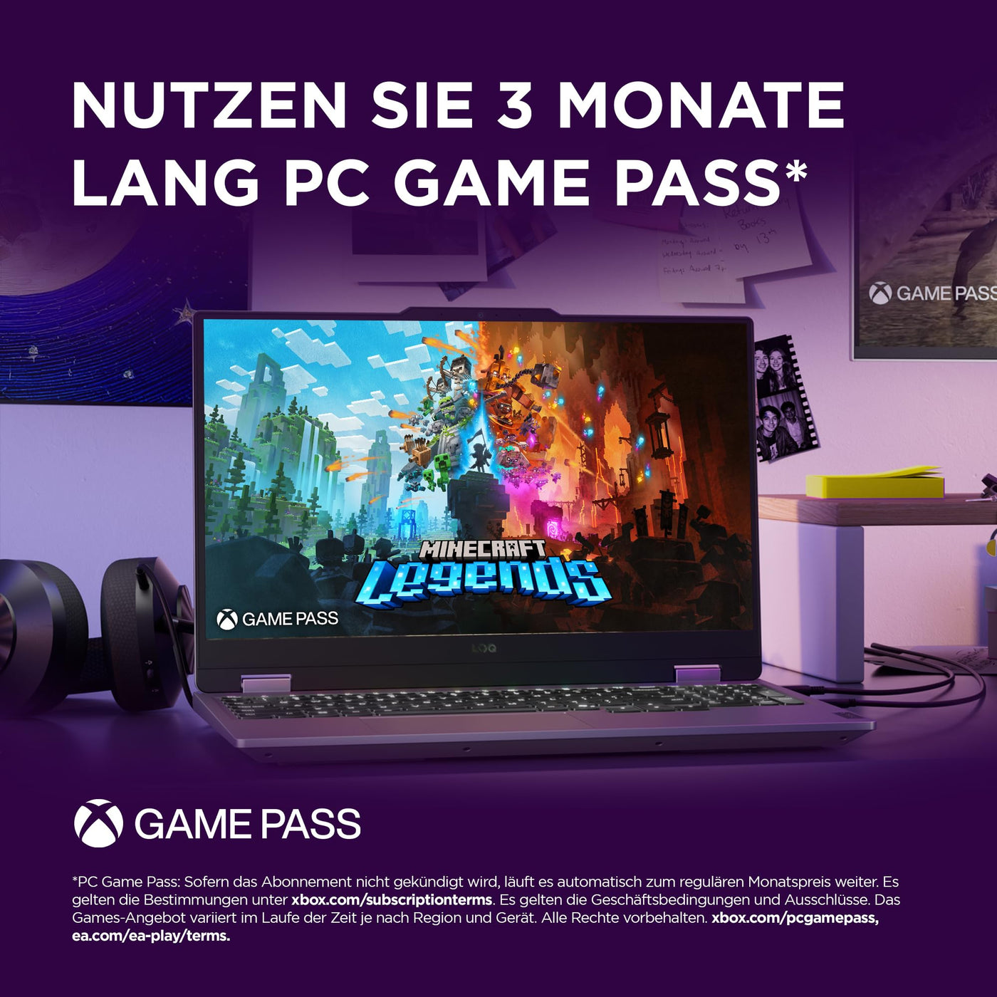 Lenovo LOQ Gaming AI Laptop | 15.6" Full HD 144Hz LCD Display |NVIDIA GeForce RTX 5060 | AMD Ryzen 7 250 | 16GB RAM | 1TB SSD | Win11 | QWERTZ | Luna Grau | Weiss beleuchtet | 3 Monate GamePass
