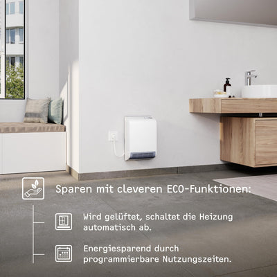 STIEBEL ELTRON Schnellheizer CK 20 Trend LCD für ca. 25 m², TÜV geprüft, Made in Germany, LC-Display, Wochentimer, Keramik Heizlüfter energiesparend, Bad, 2 kW, 236653