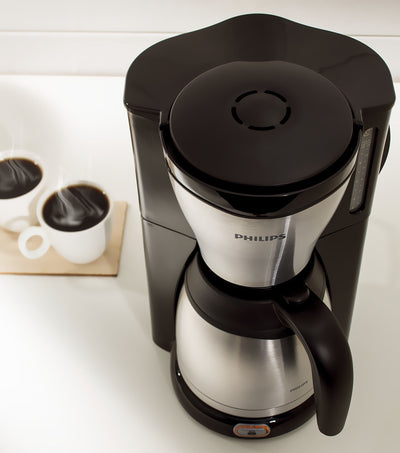 Philips HD9350/90 Wasserkocher (2200 Watt, 1.7 Liter) [Energieklasse A+++] + HD2637/90 Toaster (7 Stufen, Brötchenaufsatz, Stopp-Taste, 1000 W) + HD7546/20 Gaia Filter-Kaffeemaschine mit Thermo-Kanne