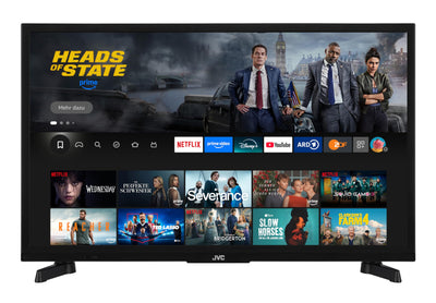 JVC Fernseher 24 Zoll Fire TV HD-Ready Smart TV HDR Fernseher mit Alexa Sprachsteuerung und Triple Tuner, LED TV LT-24VRH3555 (2026)