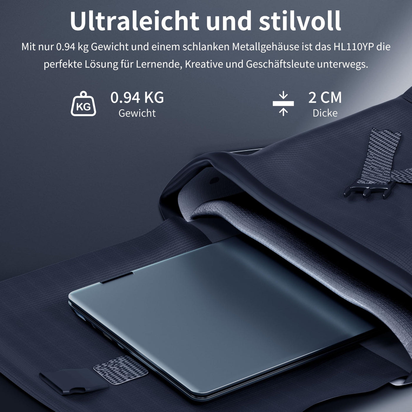 Amita 11" 2-in-1 Touchscreen Rosa Laptop, N100 Quad-Core Prozessor, 16GB RAM 512GB SSD, Gesichtserkennung, FHD IPS, 360° Klappbar (Grau, 16GB RAM | 512GB SSD)