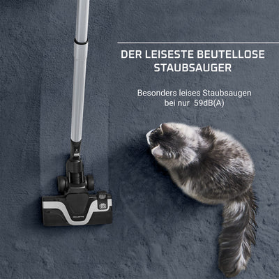 Rowenta RO7954 Silence Force Cyclonic Effitech, beutelloser Bodenstaubsauger, Schwarz/Roségold, 2.5 liters, 59 Dezibel