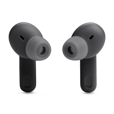 JBL Tune Beam – Wasserresistente, True-Wireless In-Ear-Kopfhörer mit Noise-Cancelling in Schwarz – Mit bis zu 48 h Musikwiedergabe