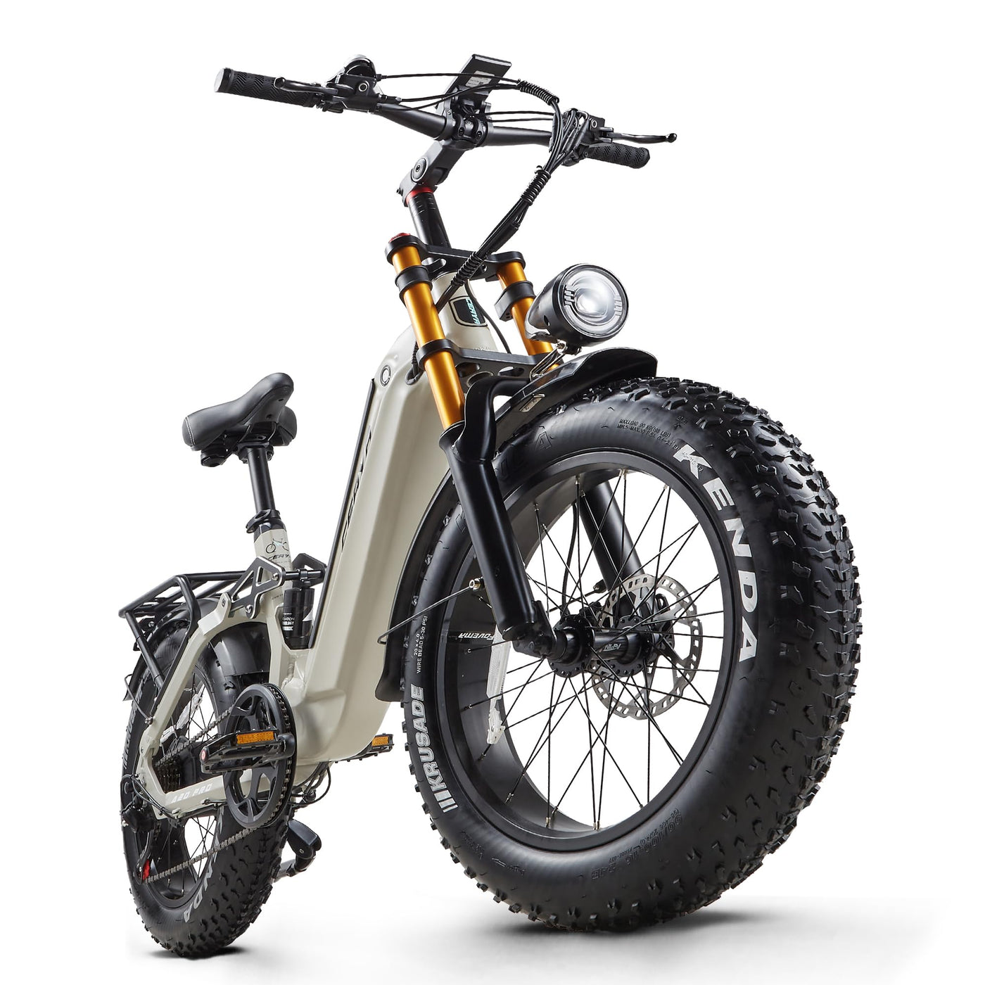 Ficyacto Elektrofahrräder 20x4.0 Zoll E-Bike Herren Damen Mit 48V 20AH Akku All-Terrain E-Mountainbike,7-Gang-Getriebe,Vollfederung City Ebike