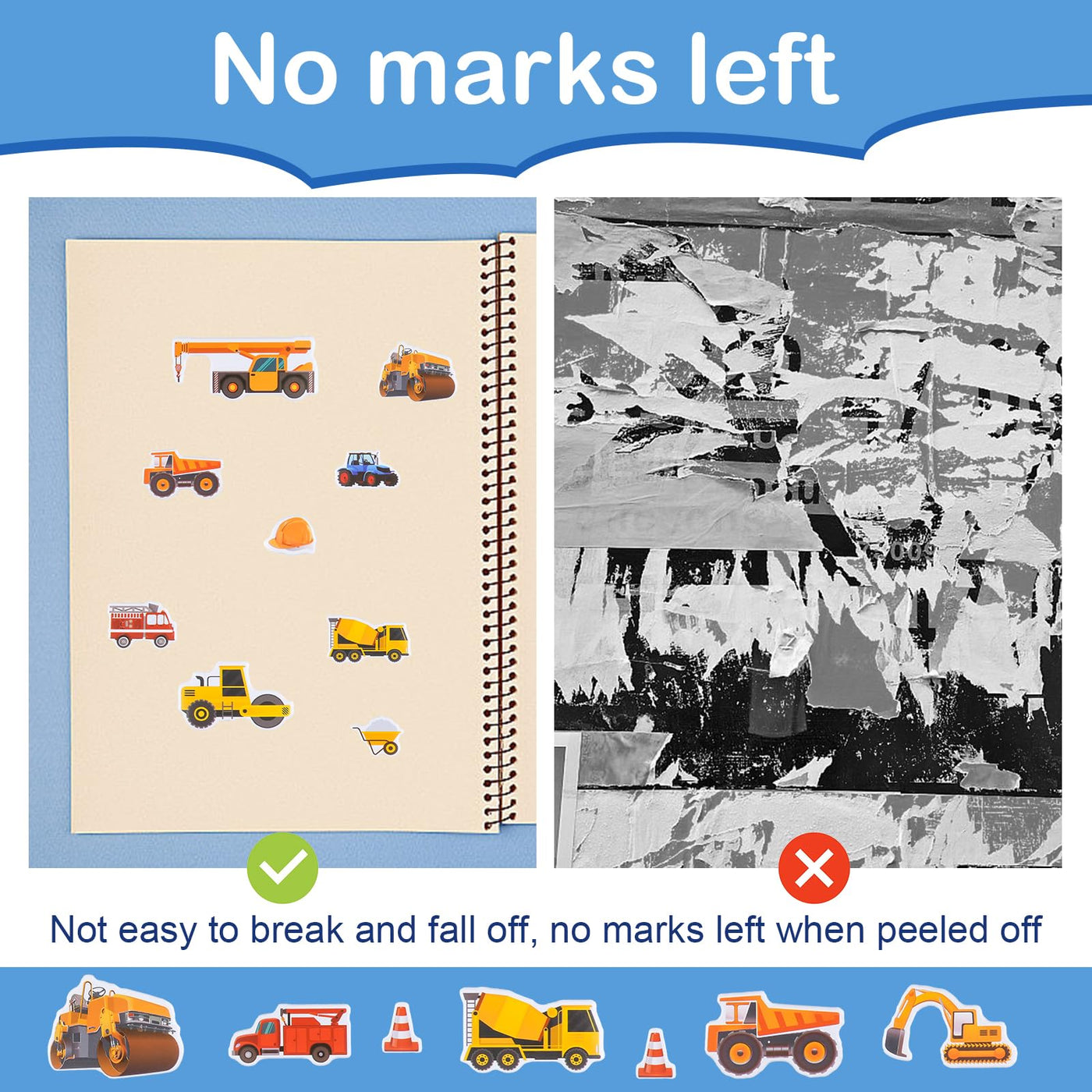 3D Aufkleber für Kinder & Kleinkinder, Auto Bagger Sticker 12 Blätter, Geschwollen Stickers für Jungen Mädchen Lehrer, Kindergeburtstag Gastgeschenke Party (17 * 7cm)