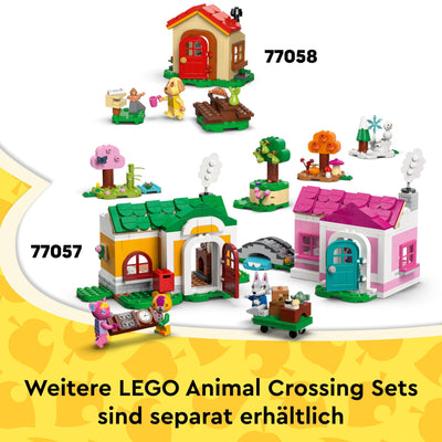 LEGO Animal Crossing Eugens Museumssammlung (77056); Bauset zum Sammeln für Kinder mit Minifiguren und Triceratops-Fossil; Nintendo Charakter für Mädchen und Jungen ab 7 Jahren