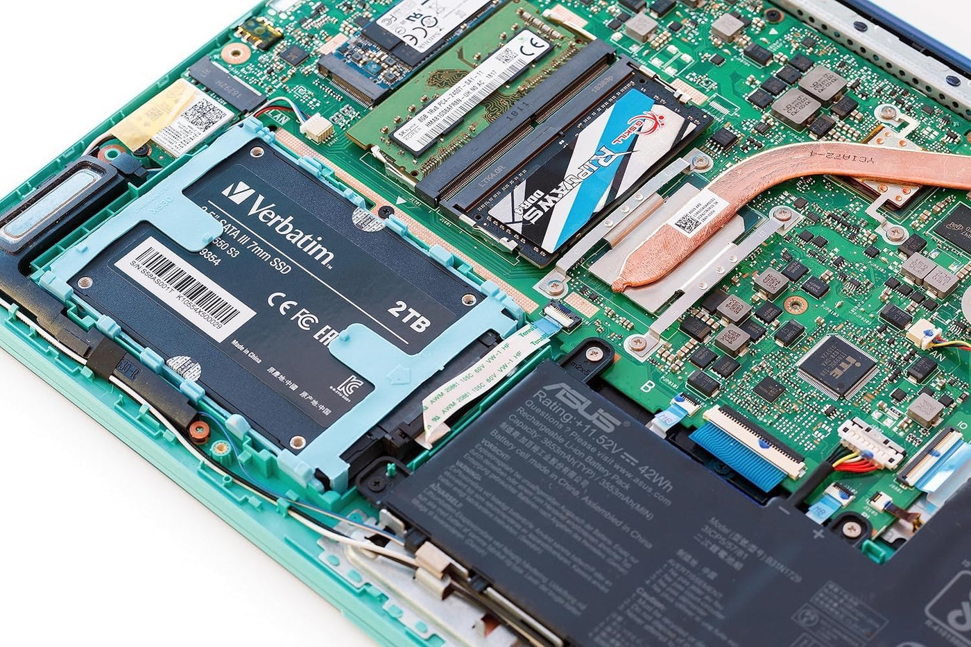 Verbatim Vi550 S3 SSD, internes SSD-Laufwerk mit 2 TB Datenspeicher, Solid State Drive mit 2,5'' SATA III Schnittstelle und 3D-NAND-Technologie, schwarz