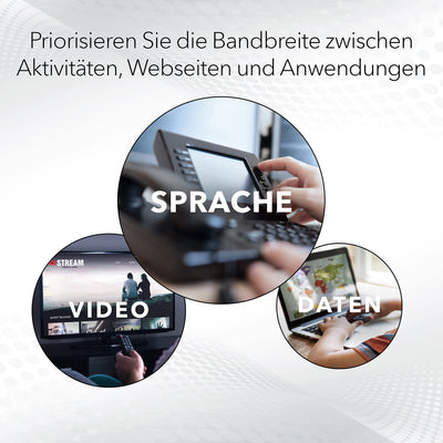 Netgear GS305E Managed Switch 5 Port Gigabit Ethernet LAN Switch Plus (Plug-and-Play, Netzwerk Switch Managed, IGMP Snooping, QoS, VLAN, lüfterlos, robustes Metallgehäuse), Schwarz