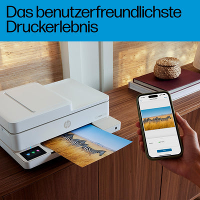 HP ENVY 6520e, Multifunktionsdrucker, 3 Monate gratis drucken mit HP Instant Ink inklusive, Drucken, Kopieren, Scannen, Mobiler Faxversand, Wi-Fi, Automatischer Vorlageneinzug, Touchscreen