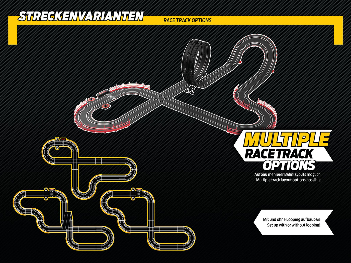 Carrera GO!!! Max Competition Rennbahn-Set I Rennbahn mit lizensierten Slotcars | bis zu 2 Spieler | Für Kinder ab 6 Jahren & Erwachsene
