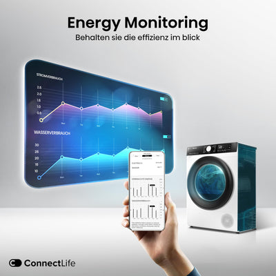 Hisense DH3S802BW3, 8KG, Kondensation mit Wärmepumpe, 16 Programme, ConnectLife, TwinAir, Weiß, Energieeffizienzklasse C