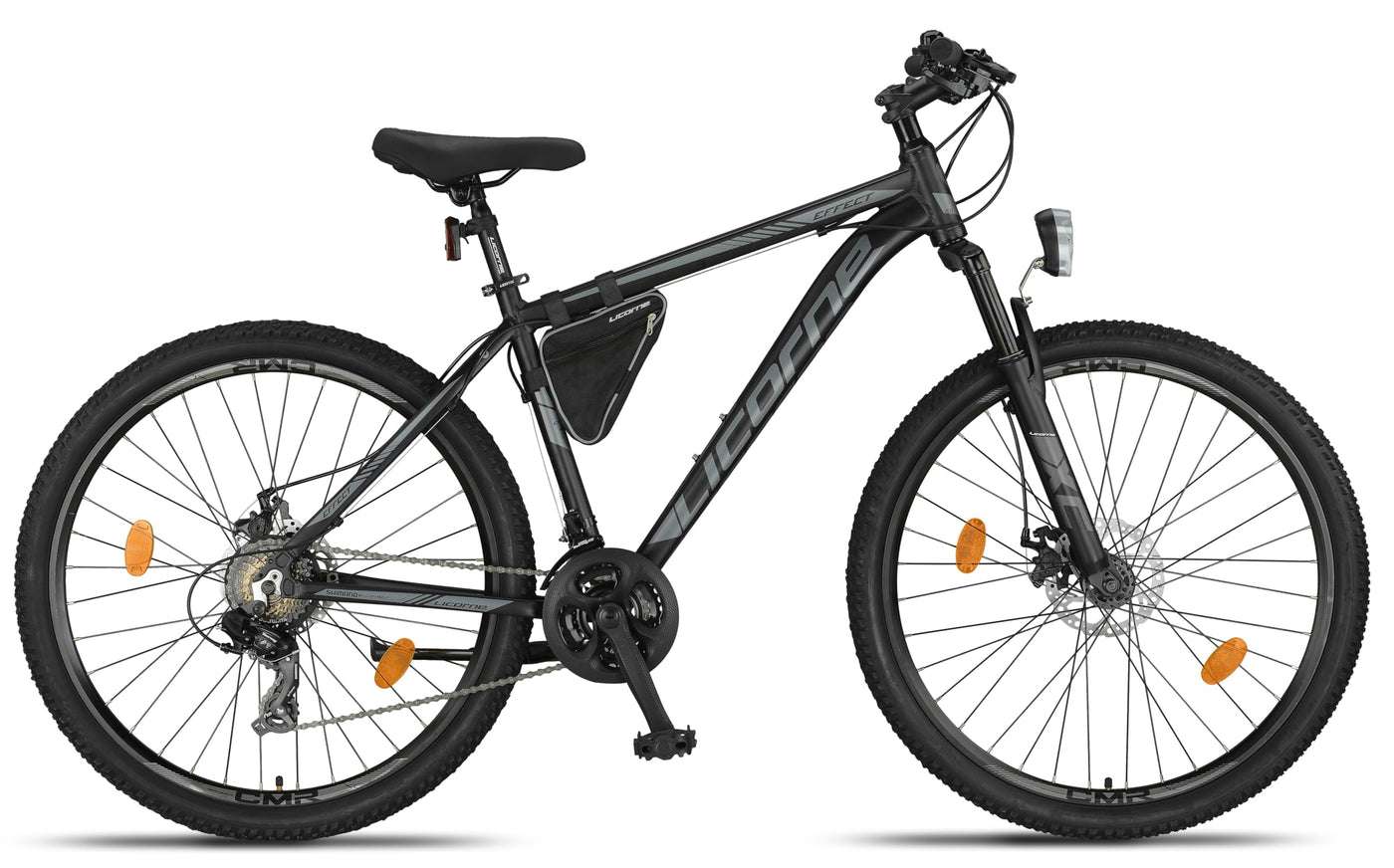 Licorne Bike Effect Premium Mountainbike Aluminium Discbremse Jungen Mädchen 21 Gang (Schwarz/Anthrazit (2xDisc-Bremse), 0, Zentimeter, 0, Zentimeter, 0, Zentimeter, 27.50, Zoll, 0, Zentimeter)