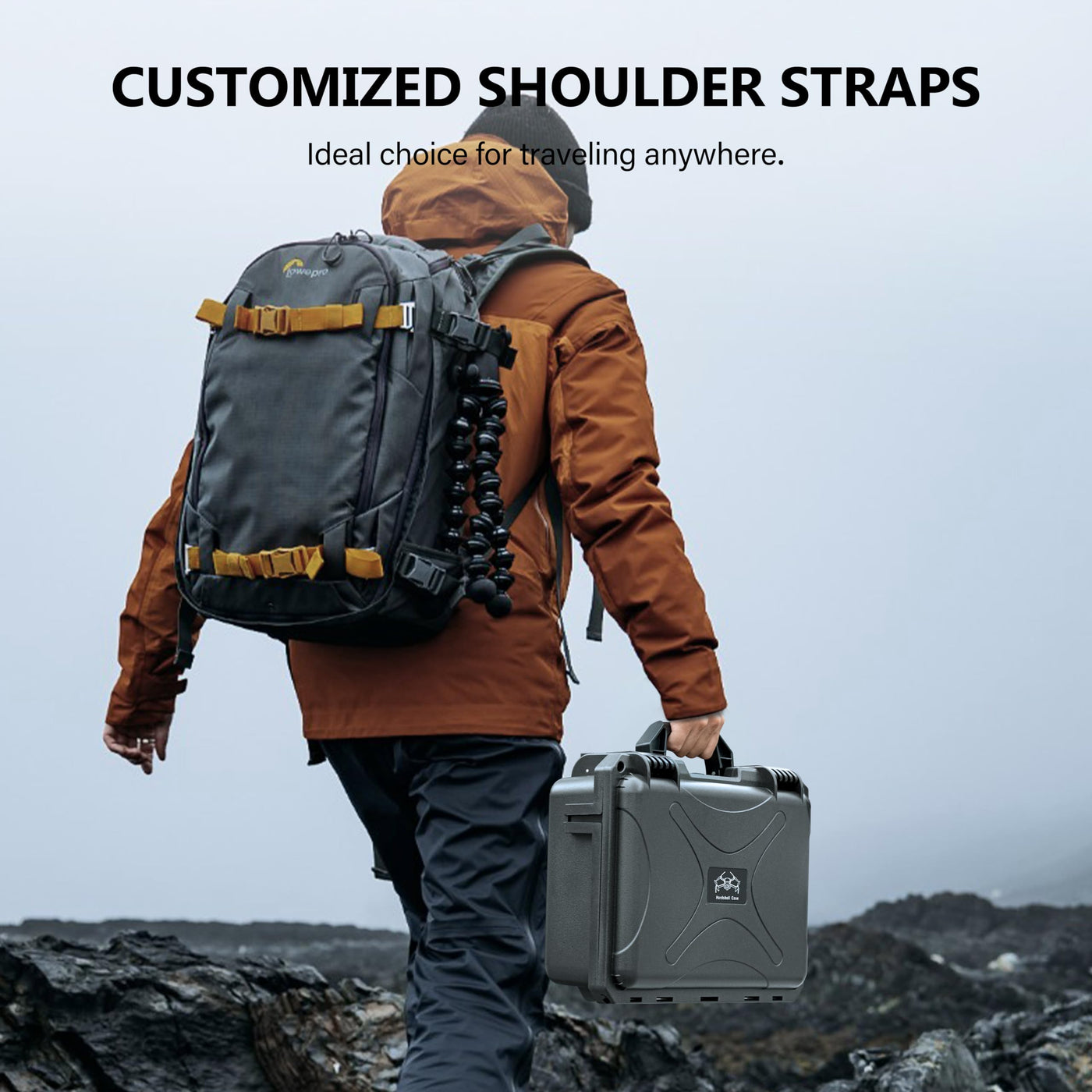 STARTRC Mini 4 pro Koffer, wasserdichte Druckbeständige Tasche für DJI Mini 4 Pro/Mini3/Mini3 Pro Zubehör (RC/RC2/N1/N2)