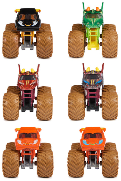 Monster Jam, Mystery Mudders, offizieller Monster Truck aus Druckguss im Maßstab 1:64, zum Waschen und Entdecken (Designs variieren)