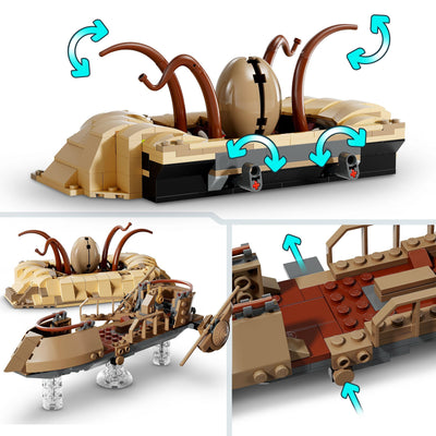 LEGO Star Wars: Die Rückkehr der Jedi-Ritter Wüsten-Skiff und Sarlacc-Grube, Fantasy-Set zum Sammeln und Bauen, Bauspielzeug, Geschenk für Jungen, Mädchen und alle Fans 75396