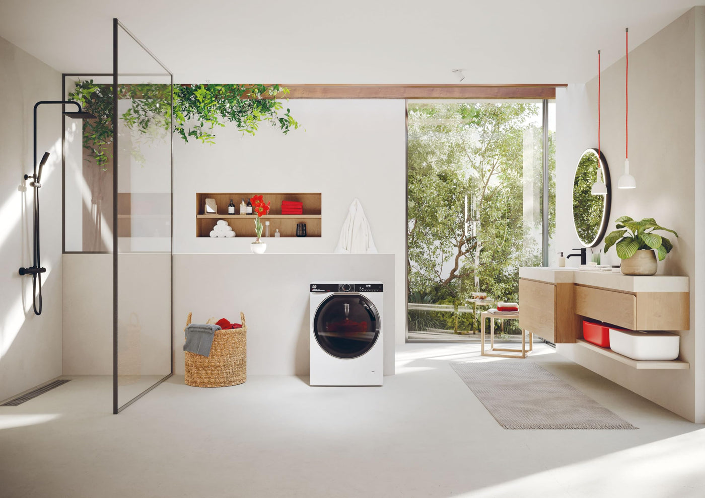 Hoover H-WASH 700 H7W 412MBC-84 Waschmaschine / 12 kg/A/Mix-Power-System/Dampffunktion/Smarte Bedienung via Bluetooth und WiFi