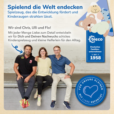 Bieco Bälle für Bällebad | 250 Stück, Größe ca. 6 cm | Bunte Kinder Bälle | Plastic Balls | Geeignet für Babys