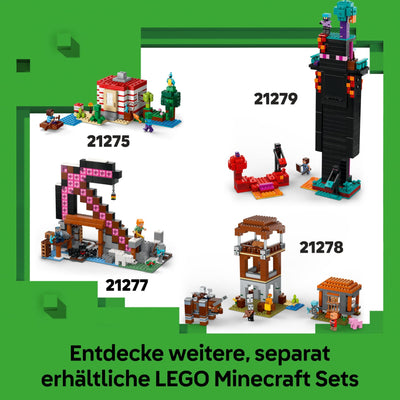 LEGO Minecraft Der Creeper - Gamer Spielzeug -Bewegliche Actionfigur - Interaktives Spielset mit TNT-Element - Kinder DIY Deko - Gaming Geschenk für Jungen, Mädchen & Teenager ab 10 Jahren - 21276