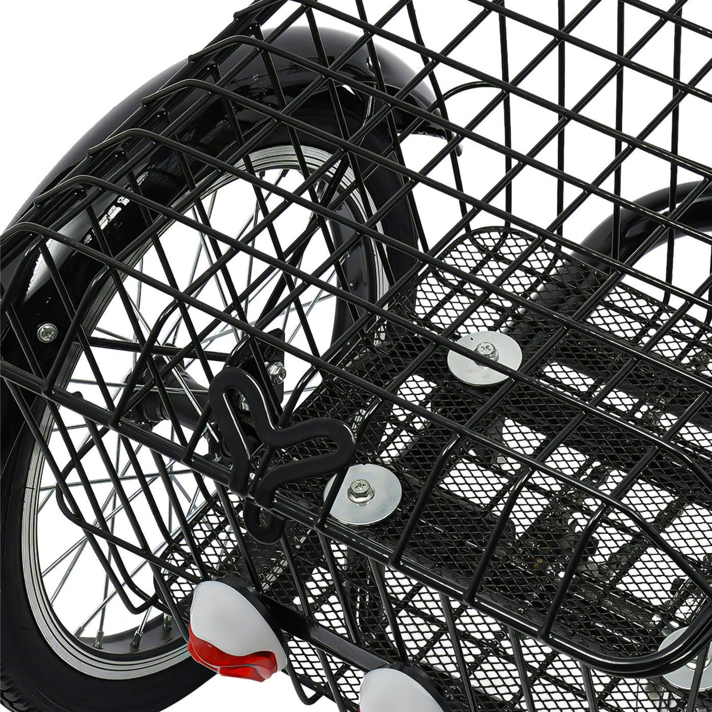 Dreirad für Erwachsene, 16 Zoll 3 Räder Fahrrad, Kohlenstoffstahl Erwachsenendreirad, Cruise Bikes mit Rücklicht & Klingel, Trike Bike für Männer und Frauen von 140-170cm, Max.150kg (Schwarz)