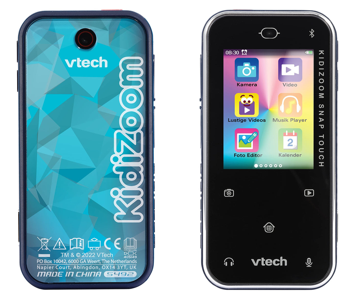 VTech KidiZoom Snap Touch – Kinderkamera im Smartphone-Format mit Touchscreen, Selfie- und Videofunktion, Effekten, Spielen und vielem mehr – Für Kinder von 6-12 Jahren