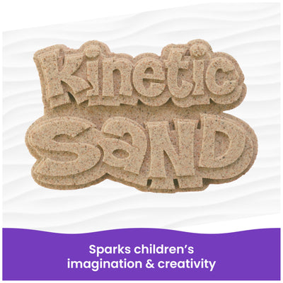 Kinetic Sand 2,5 kg - original magischer kinetischer Sand aus Schweden, naturbraun, bekannt aus Kindergärten, ideal für kreatives Indoor-Sandspiel, für Kinder ab 3 Jahren