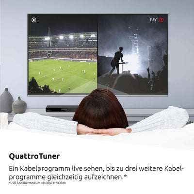 TechniSat TECHNISTAR K4 ISIO - Kabel-Receiver mit vierfach-Tuner (HDTV, HDMI, USB, DVRready, ISIO-Internetfunkion, HbbTV, PiP, PaP, DVB-IP-Multicast, Conax CSP, Fernbedienung) schwarz
