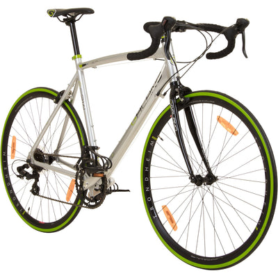 Galano 700C 28 Zoll Rennrad Vuelta Sti 4 Rahmengrößen 2 Farben, Rahmengrösse:59 cm, Farbe:grau/grün