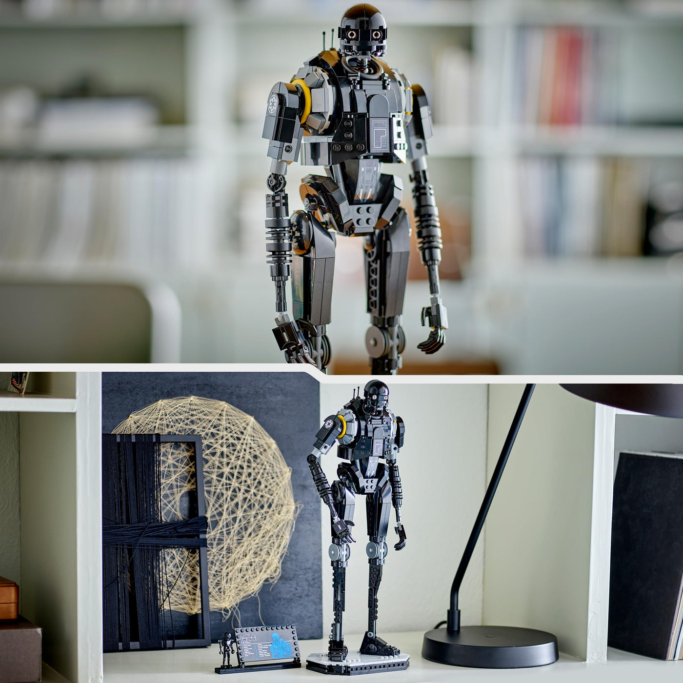 LEGO Star Wars 75434 Sicherheitsdroide K-2SO – Figur zum Bauen & Ausstellen, BAU-Spielzeug, Sammler-Modell mit Infotafel – Geschenk für Jungen, Mädchen und Erwachsene Andor-Fans