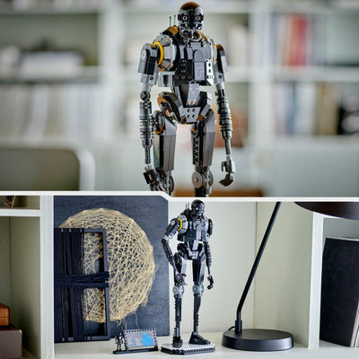 LEGO Star Wars 75434 Sicherheitsdroide K-2SO – Figur zum Bauen & Ausstellen, BAU-Spielzeug, Sammler-Modell mit Infotafel – Geschenk für Jungen, Mädchen und Erwachsene Andor-Fans