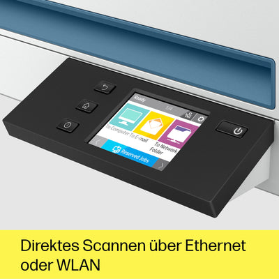 HP ScanJet Pro N4600 fnw1, Scanner, Flachbett, 100-Blatt ADF, Ethernet, USB 3.0, WiFi, bis zu 6.000 Seiten täglich, Kurzbefehle