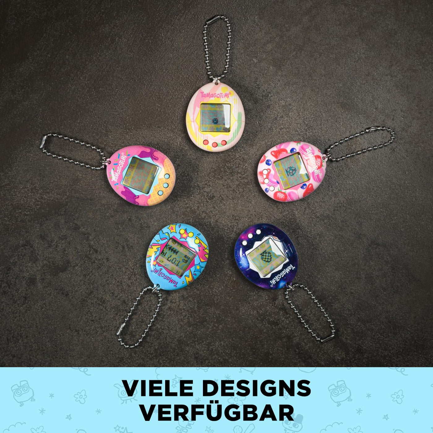 Bandai - Tamagotchi - Tamagotchi Original - Galaxy - Elektronisches virtuelles Tier mit Farbdisplay, 3 Tasten und Spielen - Interaktives Tier auf Deutsch - Kinderspielzeug ab 8 Jahren - 42933