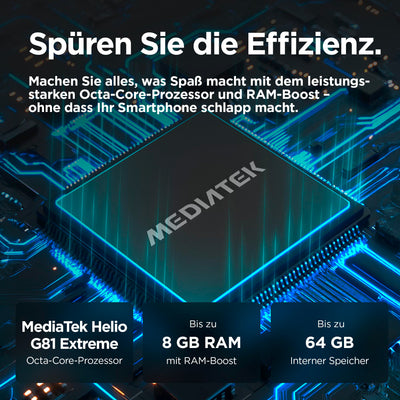 Motorola Moto g05 Smartphone (6,67"-FHD+-Display, 50-MP-Kamera, 4 GB / 64 GB, 5200 mAh, Android 15) Forest Green, inkl. Schutzcover [Exklusiv bei Amazon]