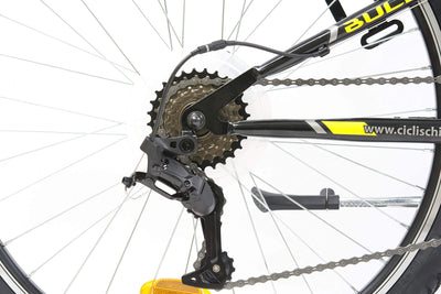 F.lli Schiano Bull Mountainbike 26 Zoll, in Schwarz-Gelb