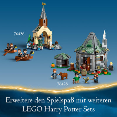 LEGO Harry Potter Eulerei auf Schloss Hogwarts, Abenteuer-Set mit Spielzeug-Tieren und 3 Mini-Figuren, Spielzeug zum Film für Kinder, Geschenk für Mädchen, Jungen und alle Fans ab 8 Jahren 76430