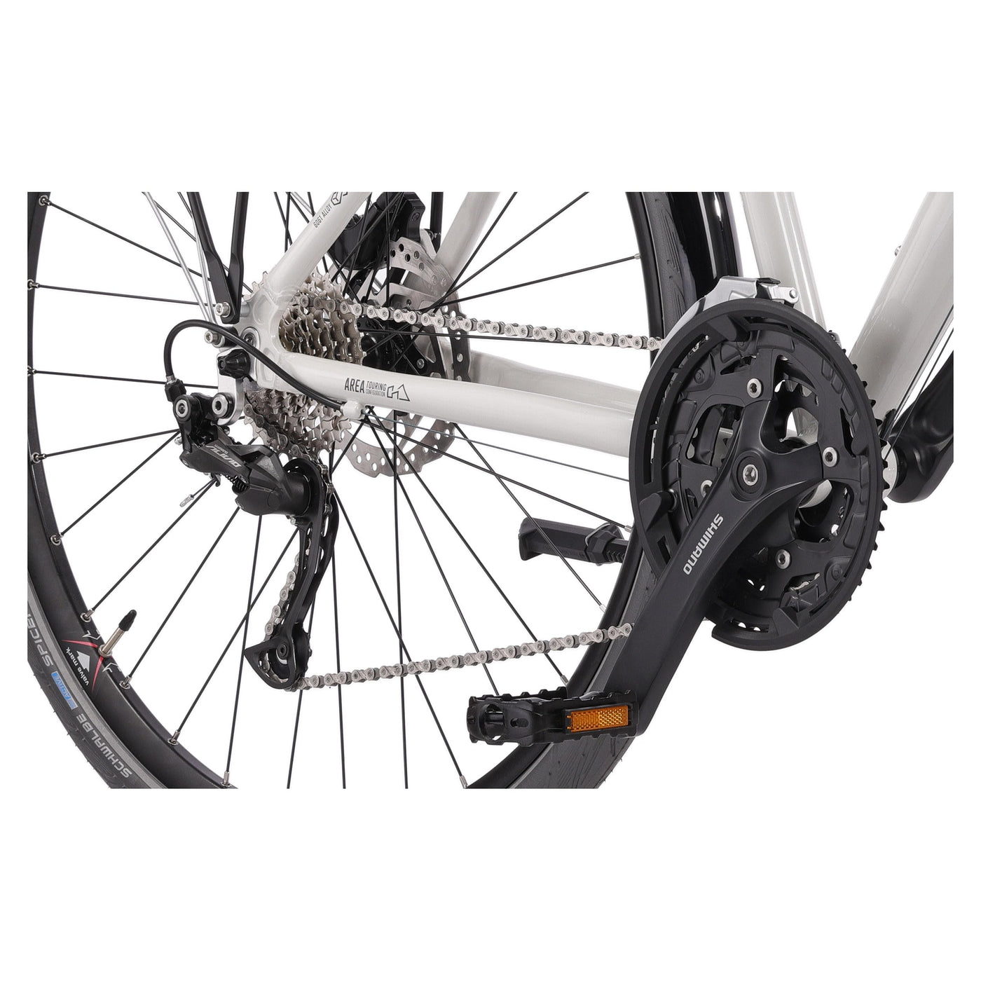 Airtracks 28 Zoll Damen Trekking Fahrrad Creon Area DB Trekkingrad 24 x Gang Shimano Shimano ALIVIO RD-T4000 SGSL Grau - Rahmenhöhen 44cm 48cm 52cm - Modelljahr 2025 (48cm (Körpergröße 165-175cm))