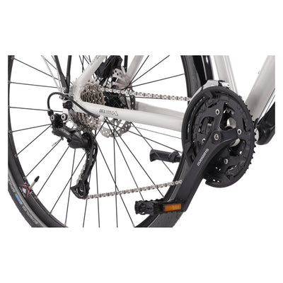 Airtracks 28 Zoll Damen Trekking Fahrrad Creon Area DB Trekkingrad 24 x Gang Shimano Shimano ALIVIO RD-T4000 SGSL Grau - Rahmenhöhen 44cm 48cm 52cm - Modelljahr 2025 (48cm (Körpergröße 165-175cm))