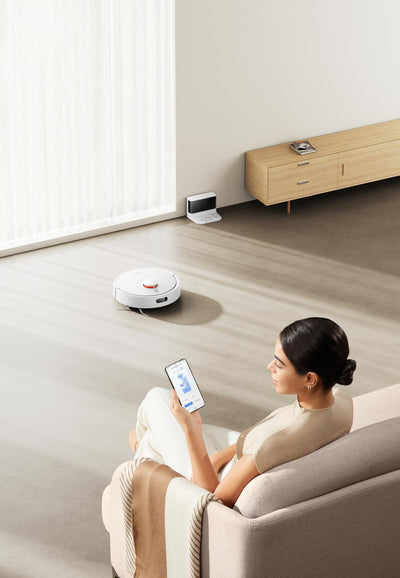 Xiaomi Robot Vacuum S20 Saug- und Wischroboter, Smarter Reinigungsplan mit LDS Lasernavigation, 5000Pa Saugkraft, 3200mAh großer Akku, Für Teppiche Hartböden Tierhaare, App + Google & Alexa - Weiß