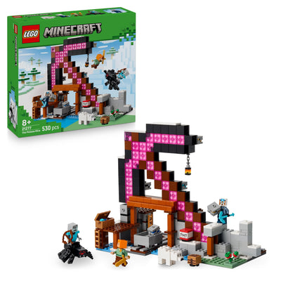 LEGO Minecraft Die Spitzhackenmine - Interaktives Spielzeug für Kinder - Alex, Minenarbeiter und Stray Spinnenreiter Figuren - Sammelbares Gamer Geschenk für Jungen & Mädchen ab 8 Jahren - 21277