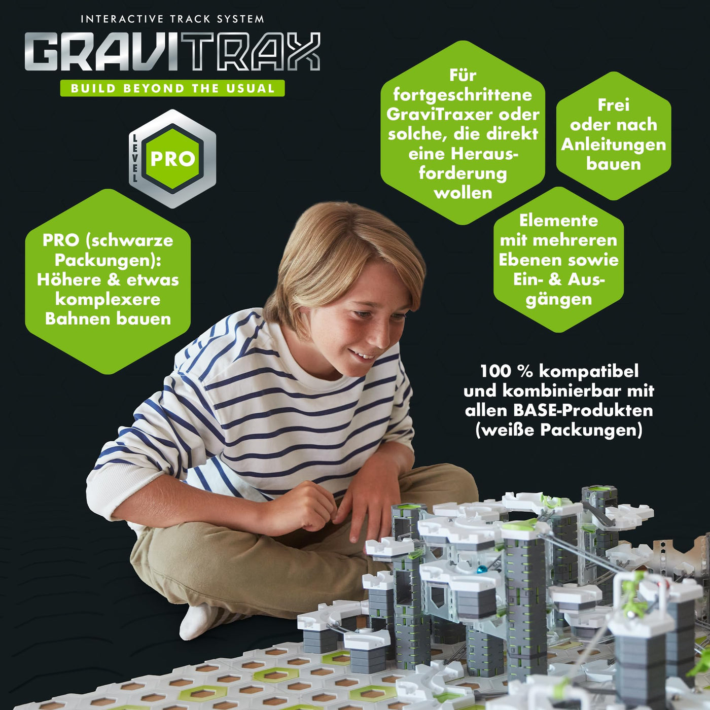 Ravensburger GraviTrax PRO Extension Vertical 22427 - große Erweiterung für deine Kugelbahn - Murmelbahn und Konstruktionsspielzeug ab 8 Jahre - Geschenkidee zu Weihnachten
