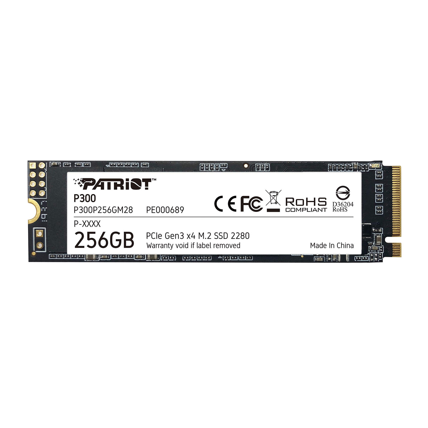 Patriot P300 M.2 PCIe Gen 3x4 256 GB SSD