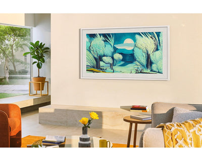 Samsung The Frame LS03F 4K QLED 55 Zoll (138 cm) UHD Fernseher, Modern Frame Design, NQ4 AI Gen2 Prozessor, Art Mode, Artful Picture Quality, One Connect Kabel, Samsung Vision AI Smart TV